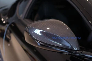 Tapas de carcasa de espejo de fibra de carbono Ferrari 812 Superfast 2 piezas ¡NUEVAS! - Imagen 1 de 4