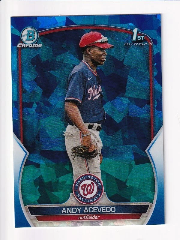 2023 Bowman Chrome Sapphie Andy Acevedo 1st Nationals #BCP-237 - Image 1 of 1