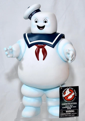 Diamond Select Toys Ghostbusters Stay Puft Marshmallow Man Bank Figure 11" Inch Cover