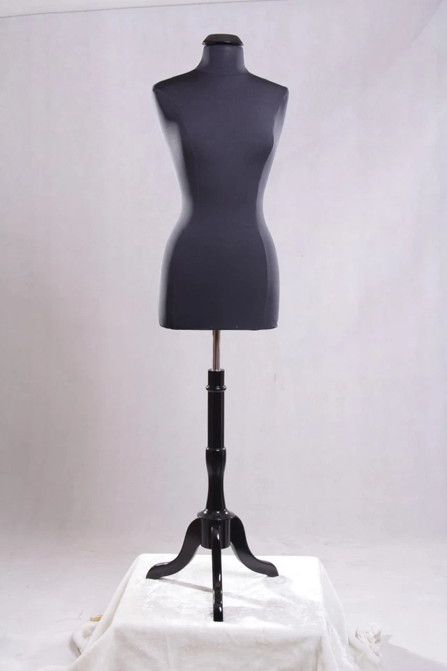 ROXY DISPLAY Size 10-12 Female Mannequin Manikin Dress Form #F10/12BK-JF+ BS-02BKX