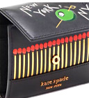 NWT Kate Spade Perfect Match Flap Card Case Black Multi Collector Item