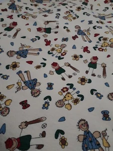 VTG 1998 Tressa's Dream Duck Cotton Fabric by Spectrix, Boy Girl Heart 1.5 yards - Picture 1 of 4