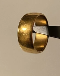 MILOR 14K Resin Core Filled Italy Signed Men’s Ring Size 11 - Picture 1 of 21