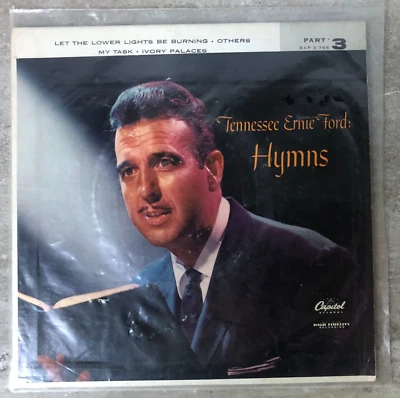 TENNESSEE ERNIE FORD Hymns 45RPM on Capital Label 1F47561 Album 756 excellent Foto 1 de 4