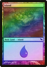 Island (286) FOIL Shadowmoor NM Basic Land MAGIC THE GATHERING CARD ABUGames