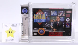 ESPN Baseball Tonight Super Nintendo SNES Brand New Factory Sealed WATA 8.0 A - Picture 1 of 3