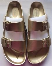 skechers cali breeze double strap eva slide sandal