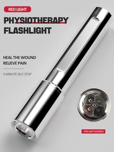 US 460/630/660/850/900nm LED Blue Red  infrared Light Therapy Torch Pain Relief