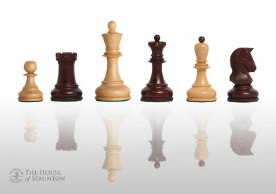 The Dubrovnik Chess Set - Pieces Only - 3.75" King - Rosewood Gilded - Image 1 of 4