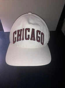 Chicago Bulls ’47 Brand Hat – White Adjustable Cap NBA Basketball Official Gear - Picture 1 of 7