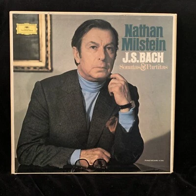 NATHAN MILSTEIN violin - BACH Sonatas & Partitas Solo Violin - DG ST 3LP BOX.... - Image 1 of 4