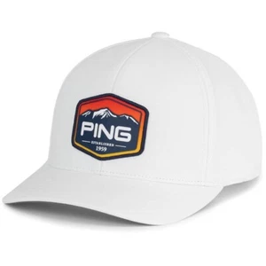 Sombrero de golf PING Four Peaks para hombre NUEVO ajustable Snapback blanco - Imagen 1 de 2