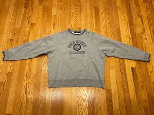 Sudadera Polo Deportiva Gris Cuello Redondo De Colección Deletrear Para Hombre L - Imagen 1 de 7