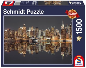 NEW Schmidt Jigsaw Puzzle 1500 Pieces 58382 New York Skyline At Night - Imagen 1 de 2