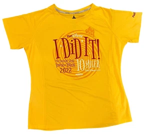 2022 Run Disney Springtime Surprise I Did It 10 Miler Tower Of Terror Goofy Sz L - Picture 1 of 5