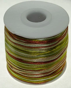 Lot 5-10m Fil Nylon Multicouleur Satiné Ø 1mm fil satin creation bijoux collier - Imagen 1 de 1