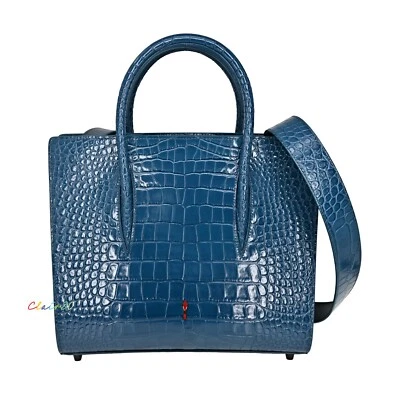 New Authentic Christian Louboutin Medium Paloma Leather Satchel - Image 1 of 4