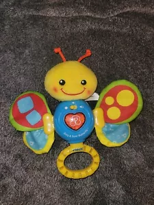 Vtech Sing & Soar Butterfly Baby Toy Teaches Shapes, Numbers, Sounds, Grasping - Picture 1 of 6