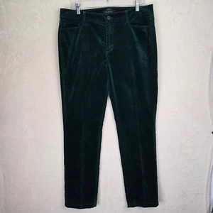 Talbots Heritage Velours Samt Damen Hose grün Größe 14 Fairy Whimsigoth Urlaub - Bild 1 von 8