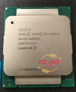 Intel Xeon E5-2690 V3 2.6Ghz 12-Core 30M 9.6GT/s SR1XN LGA2011-3 CPU Processor - Picture 1 of 3