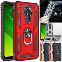For Motorola Moto G7 Power /Play/Supra Phone Case Shockproof Armor Stand Cover