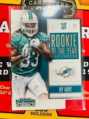 2015 Contenders ROOKIE OF THE YEAR ROY-17 Jay Ajayi RC DIE CUT v391 - Image 1 of 2