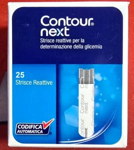75 Contour Next strisce reattive diabete test glucosio - Foto 1 di 1