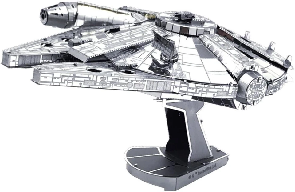 Tenyo Metallic Nano Puzzle Premium Series STAR WARS Millennium Falcon JAPAN NEW - Image 1 of 4