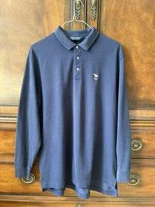 Ralph Lauren Polo Golf Shirt “The Creek” Logo Men’s X-Large Long Sleeve Navy EUC - Picture 1 of 4