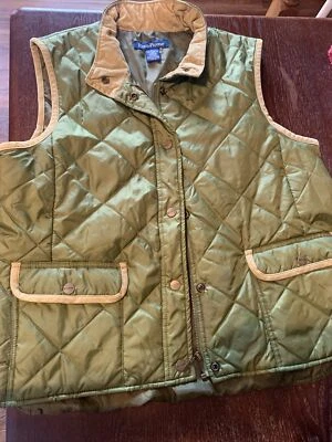 evan-picone quilted vest green Foto 1 de 3