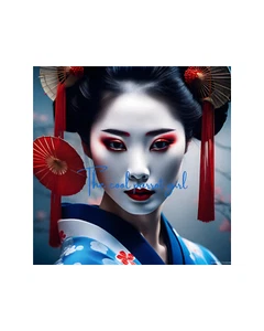 Printable wall art Beautiful young Japanese geisha maiko digital download - Picture 1 of 1