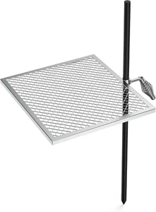 Schwenkbarer Lagerfeuergrill verstellbar offenes Feuer Grillrost, Gitter Grillrost für F - Bild 1 von 7
