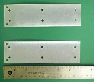 TWO New Steel Joiner Plates For UREI & UA LA-3A, LA-4, Other Half Rack Gear. UJ - Picture 1 of 1