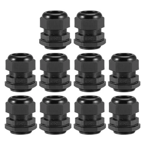 M32x1.5 Passacavo 16mm-21mm Filo Foro Impermeabile Nylon Giunto Nero 10pz - Imagen 1 de 7