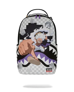 Auténtica MOCHILA SPRAYGROUND ONE PIECE GEAR 5 CHCKERED SMASH - Edición Limitada - Imagen 1 de 9