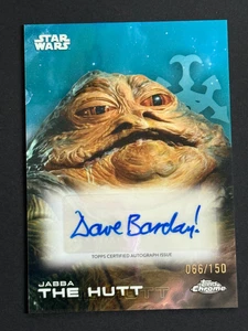 2025 Topps Chrome Star Wars David Barclay Jabba Auto /150 #A-DB 066/150 - Bild 1 von 2