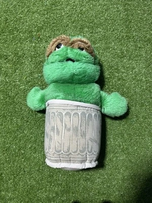 Títere de mano Oscar The Grouch 1986 Sesame Street Workshop vintage Foto 1 de 4