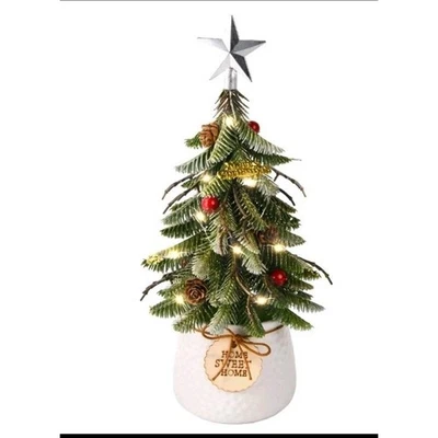 Small Christmas Tree Tabletop Christmas Tree Christmas Indoor Decorations s36 - Image 1 of 4