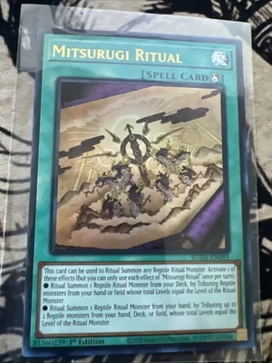 Mitsurugi Ritual SUDA-EN095 Supreme Darkness 1st Edition Yu-Gi-Oh TCG - Image 1 of 2