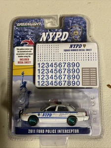 Ford Crown Victoria Police 2011 Chase - policía de Nueva York escala 1:64 - Greenlight 42771 - Imagen 1 de 5