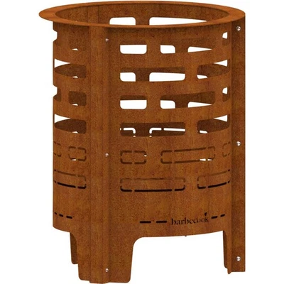 Brasero BARBECOOK Jules avec cendrier en acier corten BC-W - Photo 1/4