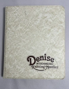 Kit de agujas de tejer intercambiables Denise años 70 conjunto incompleto proyectos de costura - Imagen 1 de 5