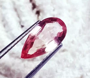 3.25 Ct Loose Gemstone Untreated Unheated Natural Morganite Pear Shape Certified - Picture 1 of 6