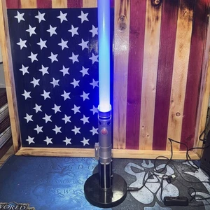 Star Wars Luke Skywalker Lightsaber Blue Led Desk Light Star Wars Decor 23" Lamp - Picture 1 of 2