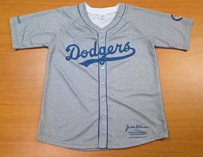 Exclusive Jackie Robinson Brooklyn Dodgers Baseball SGA Replica Jersey Mens M - Image 1 of 4