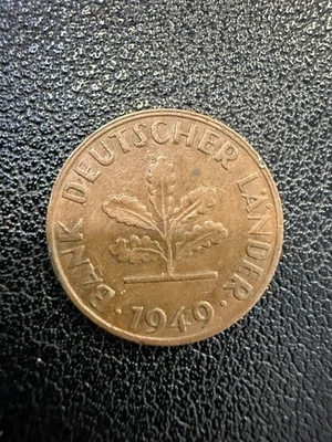 GERMANY 🇩🇪 TEN (10) PFENNIG COIN 1949 - K10860 - Image 1 of 2