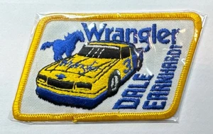 Vintage #3 Dale Earnhardt Sr. WRANGLER Racing Patch Winston Cup ORIGINAL 1980's - Picture 1 of 4