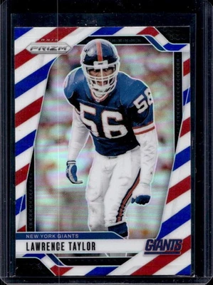 Prizm Lawrence Taylor 2024 rojo blanco y azul #219 Giants Foto 1 de 2