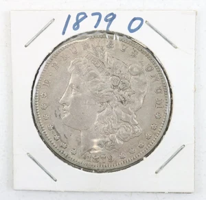 1879-O Morgan Silver Dollar - Leggera usura, dettagli forti, leggermente circolato - Foto 1 di 4