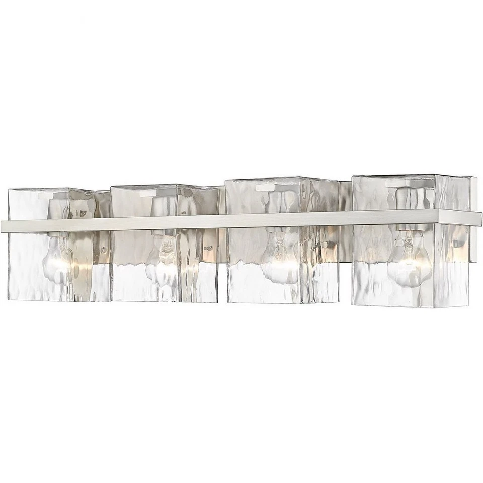 Z-Lite 1938-4V-BN Bennington 4 Light 29.25 inch Brushed Nickel Vanity Wall Light